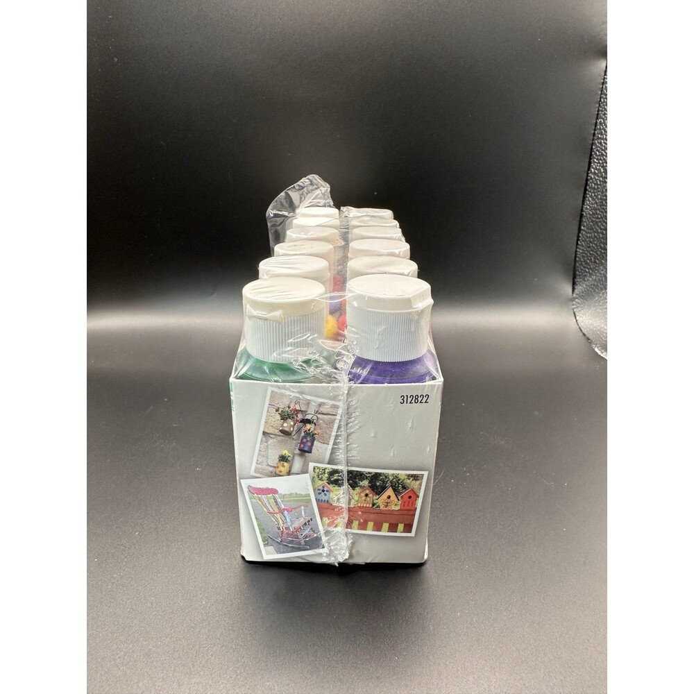 New Testers Craft Acrylic Paint 12  Set Matte Finish Multipurpose Water Based - Picture 7 of 9